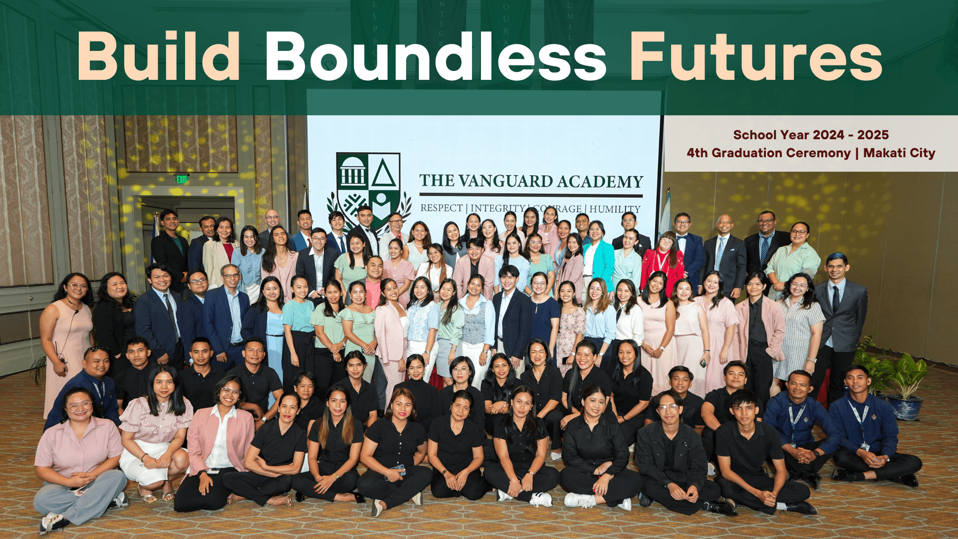 The Vanguard Academy Team Photo Section - We Think Beyond